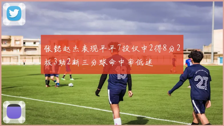 张懿赵杰表现平平7投仅中2得8分2板3助2断三分球命中率低迷
